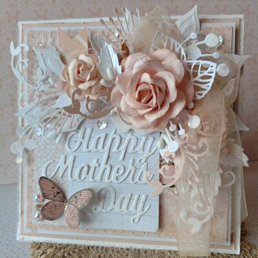 Peach Mother&#039;s Day Card