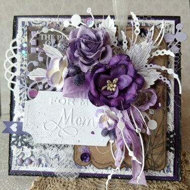Purple Mother&#039;s Day Card