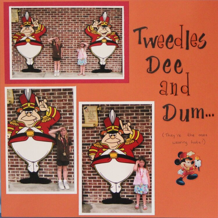 Tweedles Dee &amp; Dum (&amp; my daughters)