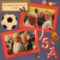 USA Women's Soccer Game!