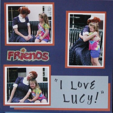 meeting LUCY at Universal Studios