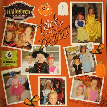 Trick or Treat, thru the years