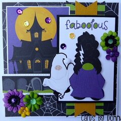 Photoplay Gnome for Halloween Card