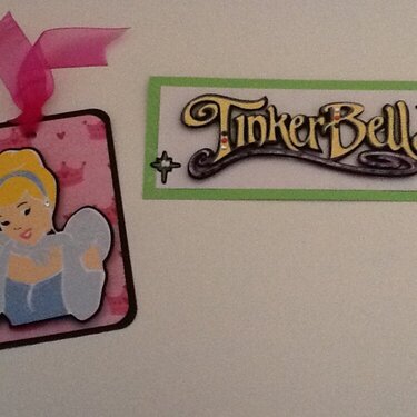 Disney Swap - Cinderella Tag, Tinkerbell Page Topper