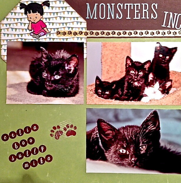 Monsters Inc. page 1 - foster kittens