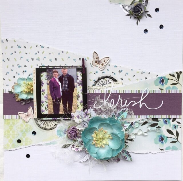 Cherish - layout - by Michelle Frisby