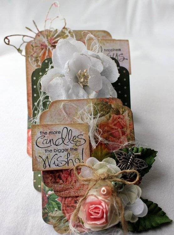 Triple easel card by Michelle Frisby