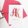 Monogramed Thank-You's