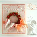 Lace Background Card by Darise Bruno