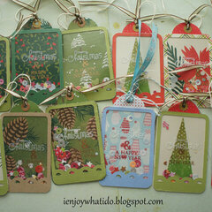 Christmas Gift Card Holder Shaker Tag