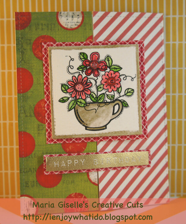 Red and Green Non-Christmas Gatefold Card