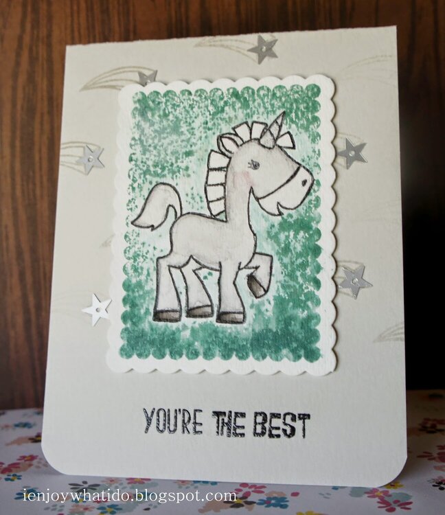 You&#039;re The Best Watercolored Card