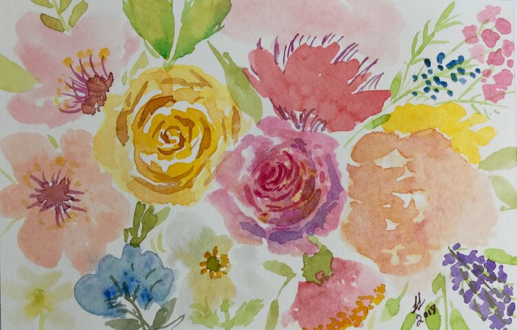 My watercolor painting