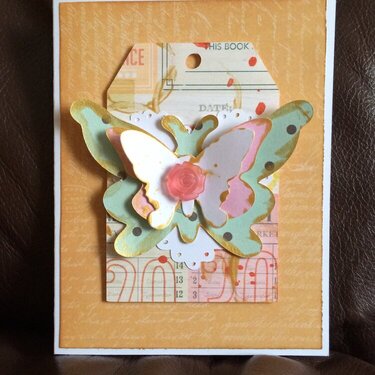 Layered Butterfly Card