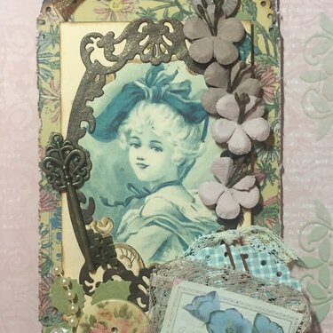 Vintage Junk Journal Tag