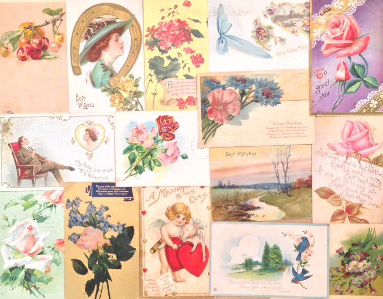 Antique postcards