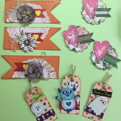 Samples of embellishments for Swap