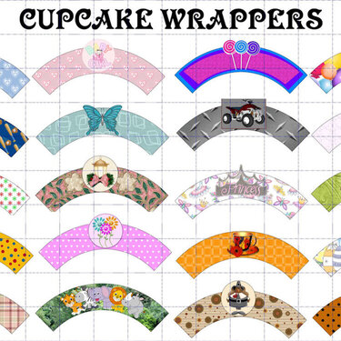 Cupcake Wrappers Mega Set
