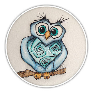 A little owl full of love &amp;#9829;