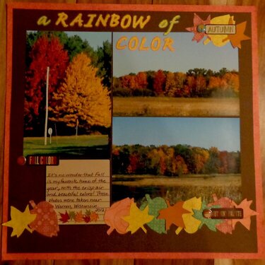 A Rainbow of Color- Autumn