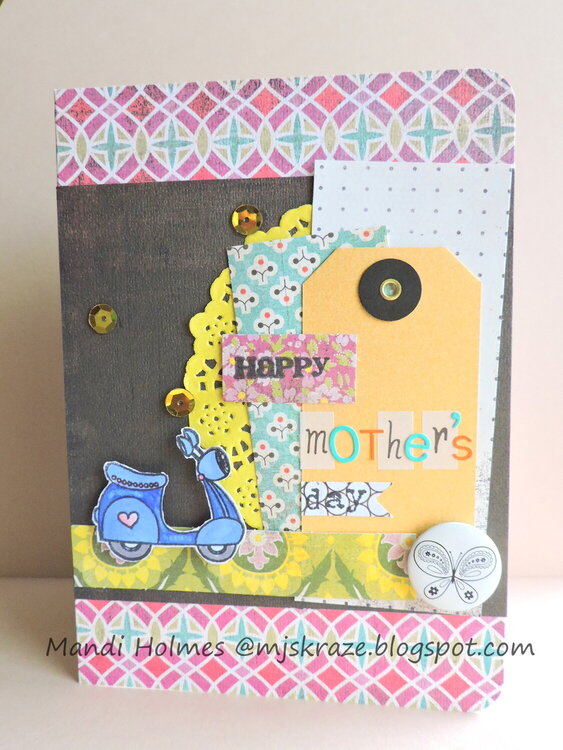 Scooting By to say Happy Mother&#039;s Day card