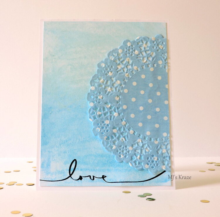 Ombre Love Card