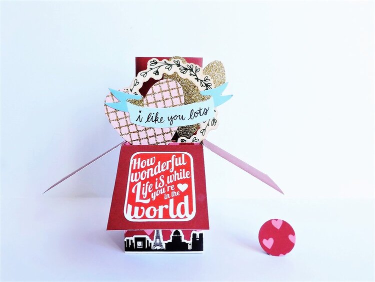Valentine Pop-up Box Card