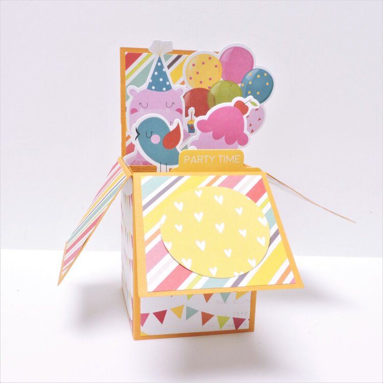 Girl Birthday Pop-up Card