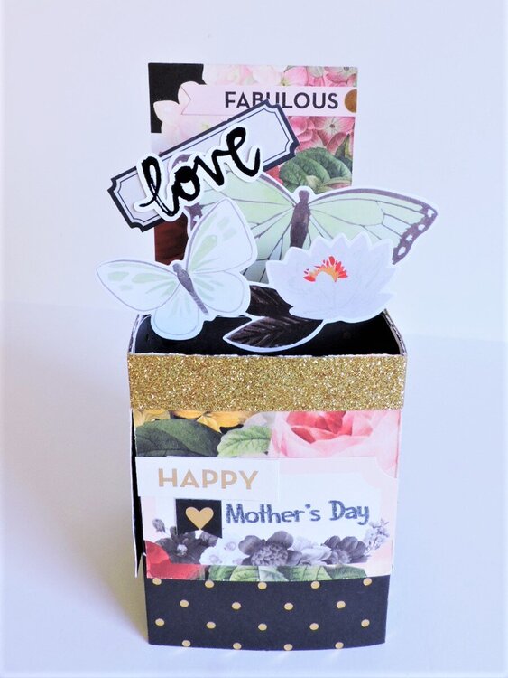 Fabulous Mother&#039;s Day Pop-up Box Card