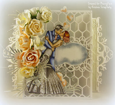 Wedding with lattice window