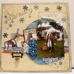 Graphic 45 Place in Time January Layout