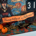 Graphic 45 Steampunk Spells Halloween Countdown Flip Calendar