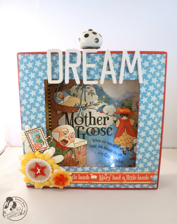 Graphic 45 Mother Goose Shadow Box Night Light