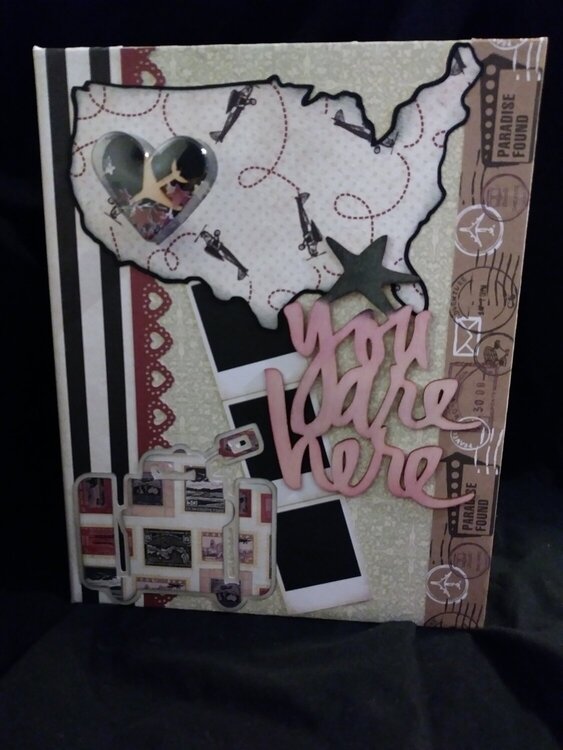 Travel scrapbook