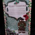 Christmas shaker scrapbook album