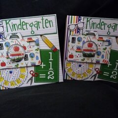 Kindergarten scrapbook