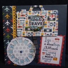 Travel scrapbook