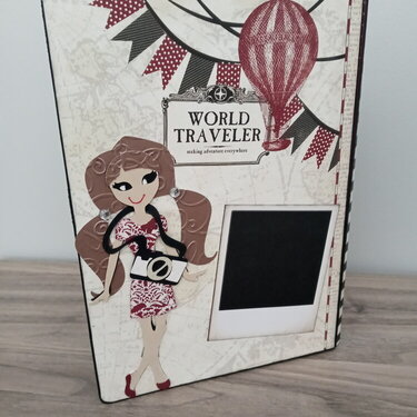 World traveler scrapbook folio