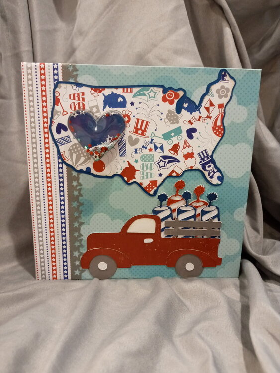 Patriotic scrapbook