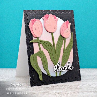 Spellbinders - Pink Tulips