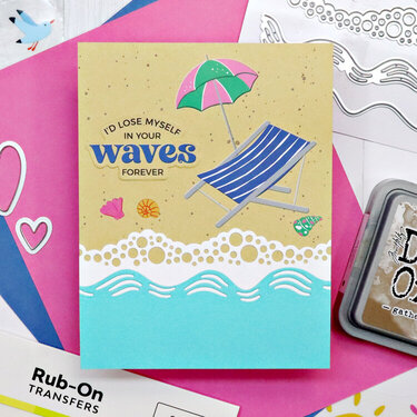 Beach Scene with Waves