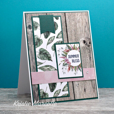 Paper Rose - Summer Bliss card