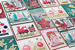 Spellbinders All Aboard Christmas kit - 20 cards