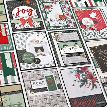 Spellbinders Santa Lane Christmas kit - 22 cards