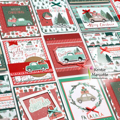 20 Cards from Violet Studio's Home for Christmas collection