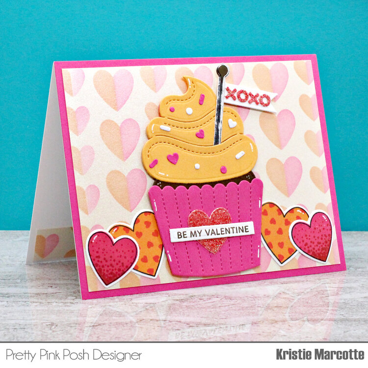 Pretty Pink Posh - Big Valentine Cupcake