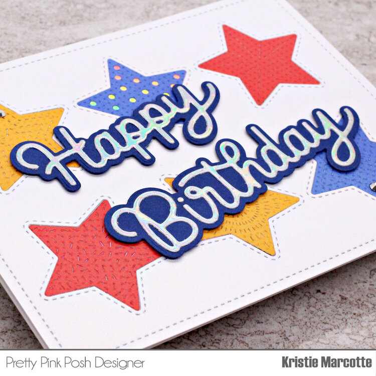 PPP - Happy Birthday Star Cover Plate