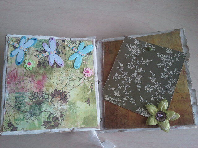 Dragonfly/butterfly scrapbook