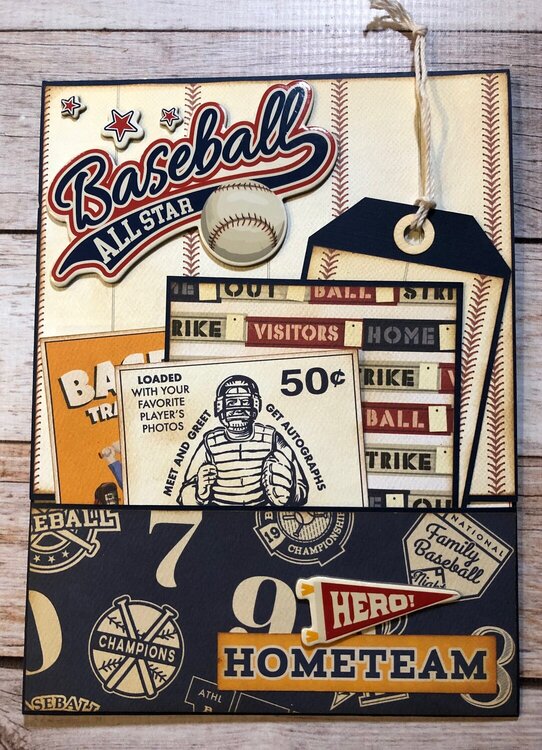 Baseball pocket card