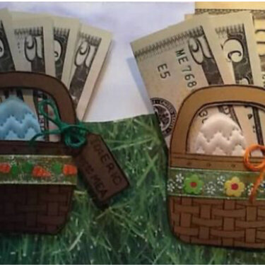 Easter Basket with money